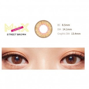 MnX STREET BROWN(月拋)